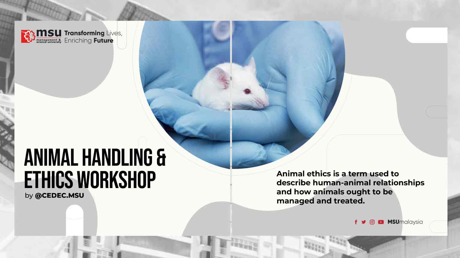 Short course: Animal Handling and Ethics